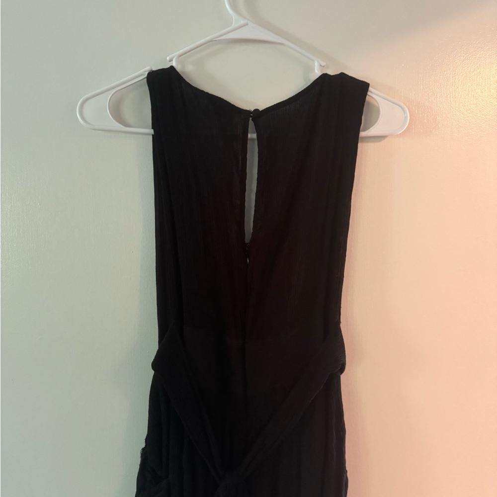 Black jumpsuit from Anthropologie
